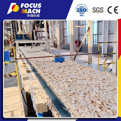 Ligne de production de panneaux de particules